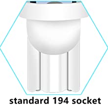 194 ampolas automotivos 6500K do diodo emissor de luz firmam T10 SMD 5050 lascam-se 4