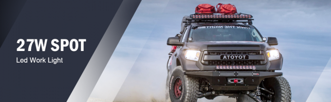 27W Off Road conduzido ponto ilumina a luz de névoa de condução brilhante super para o caminhão SUV 0