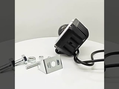 4x4 Offroad Led Lâmpada de Trabalho Faróis Fog Driving Light 12-80V 4 polegadas 30W olhos de ângulo Motor duplo