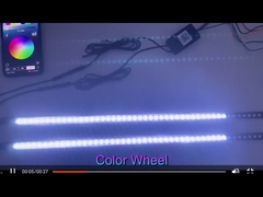 Universal ABS Lâmpadas de LED do interior do carro à prova d'água 56CM Car Flash Strobe Light Knight Rider Scanner Li