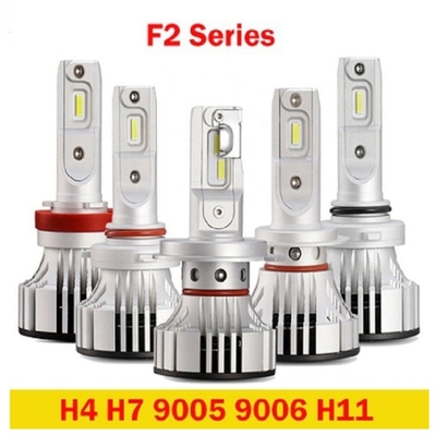 Do farol automotivo do diodo emissor de luz 9006 do F2 H4 H7 9005 luz de névoa Fanless do farol