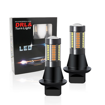 A pisca-pisca do freio do diodo emissor de luz de T20 CANUBS ilumina 7440 4014 66SMD conduziu luzes de corrida do dia