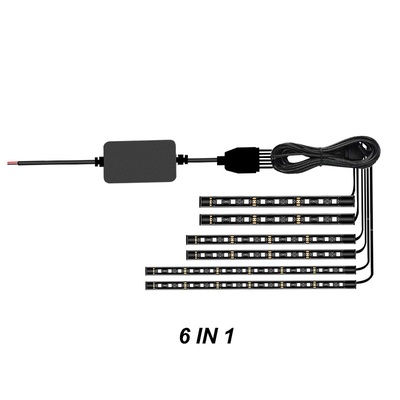 comprar A motocicleta Rgb conduziu o néon de Kit Under Dash Decorate Atmosphere do carro com rádio do APP online manufacture