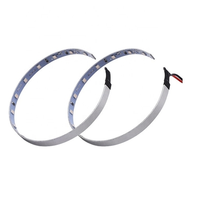 comprar RGB 2,5 olhos ambientais do diabo do diodo emissor de luz do anel do farol das luzes do carro do diodo emissor de luz de 3,0 polegadas online manufacture
