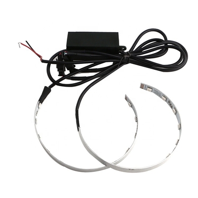 comprar Do projetor ambiental das luzes SMD do carro do diodo emissor de luz do controle de DC12V 5000lm APP o auto demônio de denominação conduziu o jogo dos anéis do halo online manufacture