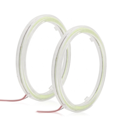 comprar Lâmpada AZUL VERMELHA ambiental 12-18V da névoa das luzes 100MM do carro do diodo emissor de luz de Angel Eyes da espiga online manufacture