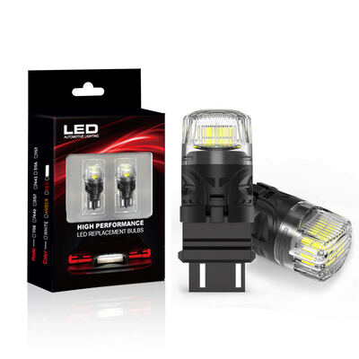 comprar Lâmpadas LED BRS de Alta Potência 3157 3057 4157K 3047K P27/5W Com Lente PC Chips 2835 700LM 12V para Luzes de Freio, Ré, Traseira e Sinalização de Carro online manufacture