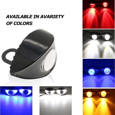 Faróis feitos sob encomenda Hawk Eye Lights 10SMD do diodo emissor de luz da motocicleta de 300LM 6000K