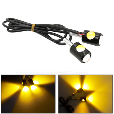 Os faróis do diodo emissor de luz da motocicleta de Eagle Eye Lens Screw Reversing/conduziram luzes da cauda