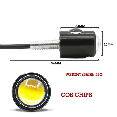 Os faróis do diodo emissor de luz da motocicleta de Eagle Eye Lens Screw Reversing/conduziram luzes da cauda