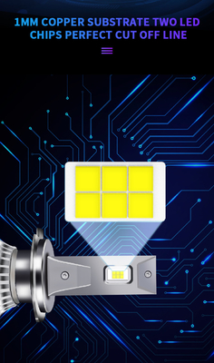 2 bulbo 180W do diodo emissor de luz dos lados H7 360 bulbo conduzido brilhante super do farol dos faróis H4 H11 HB3 9005 do carro da luminescência do grau S2 auto