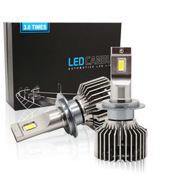 Bulbos os mais brilhantes brilhantes super conduzidos 9006/HB4 H13 H1 H3 do farol H8 de H7 H4 H11 80W 9005