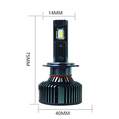 Cabeça conduzida da lâmpada 110W dos bulbos H4 do farol de F5 Faro Focos H7 poder superior branco