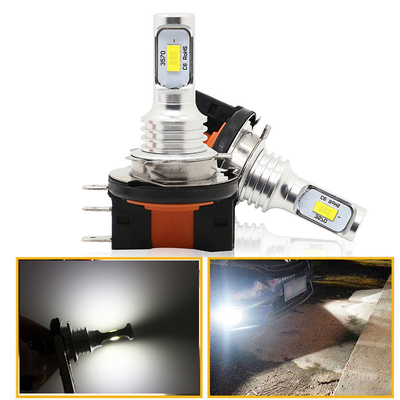 Faróis automotivos dos bulbos de halogênio do farol DRL do diodo emissor de luz de Luces Para Carros H15