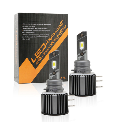 Faróis automotivos do farol 80W 8000Lm H15 do diodo emissor de luz do ODM Focos