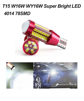 Das luzes reversas automotivos do farol 4014 do diodo emissor de luz do diodo emissor de luz Canbus de T15 W16W os faróis os mais brilhantes do carro