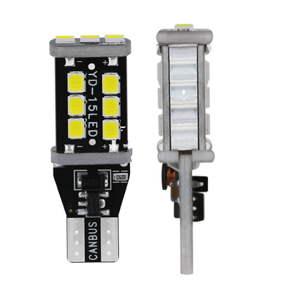 W6W WY16W 15 SMD que o farol automotivo 2835 do diodo emissor de luz para o carro T15 leve conduziu a luz
