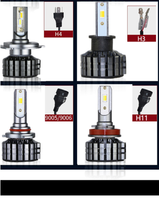 12-18V H1 conduziu o bulbo H4 H7 H8 H11 9005 do farol 9006 9012 H3 880 H13 9004 9007