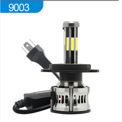 8 farol automotivo 6000K 360 Canbus do diodo emissor de luz dos lados H1 H3 H4 H7 9005 9006