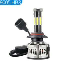 8 farol automotivo 6000K 360 Canbus do diodo emissor de luz dos lados H1 H3 H4 H7 9005 9006