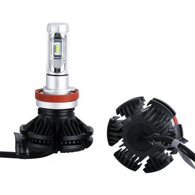 Luz de névoa Fanless H4 do farol automotivo do diodo emissor de luz X3 H7 H11 9005 9006