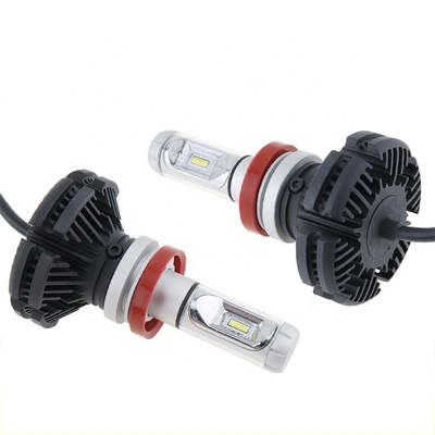 Luz de névoa Fanless H4 do farol automotivo do diodo emissor de luz X3 H7 H11 9005 9006