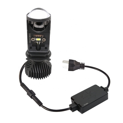 Bulbo do farol do carro do diodo emissor de luz do Bi Y6 lente do projetor do sistema de iluminação do mini H4 auto