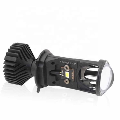 Bulbo do farol do carro do diodo emissor de luz do Bi Y6 lente do projetor do sistema de iluminação do mini H4 auto