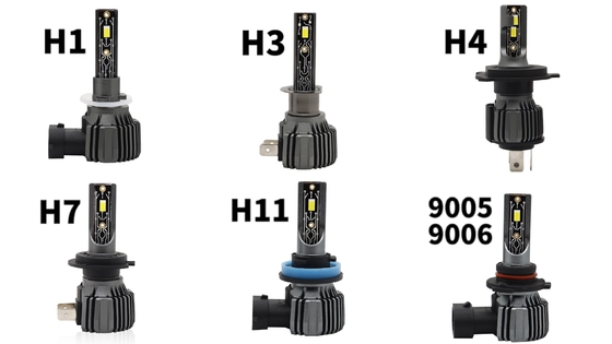 Bulbos os mais brilhantes super CSP 3570 12V 9005 9006 do farol do carro do diodo emissor de luz