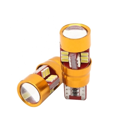 diodo emissor de luz das ampolas do carro 27SMD de 12V Canbus T10 3014 para a abóbada dos caminhões que lê a luz de estacionamento da reserva
