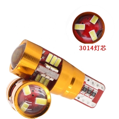 diodo emissor de luz das ampolas do carro 27SMD de 12V Canbus T10 3014 para a abóbada dos caminhões que lê a luz de estacionamento da reserva