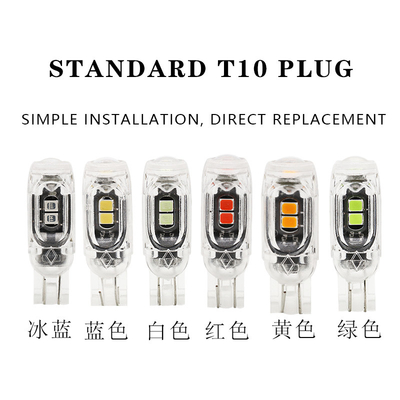 Carro automotivo Sidelamp da luz da matrícula das ampolas T10 3030 5SMD Canbus do diodo emissor de luz do brilho alto do diodo emissor de luz