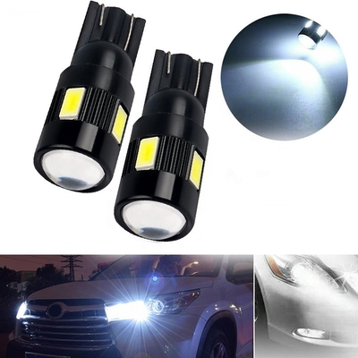 Ampolas conduzidas Nonpolarity de lado do carro de T10 5630 6 SMD alteraram C.C. 12V do bulbo do diodo emissor de luz