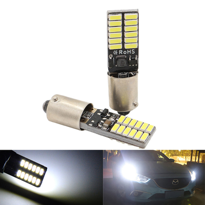 A largura automotivo das ampolas do diodo emissor de luz 24SMD de BA9S 4014 conduziu a luz indicadora 12V