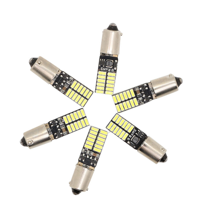 A largura automotivo das ampolas do diodo emissor de luz 24SMD de BA9S 4014 conduziu a luz indicadora 12V