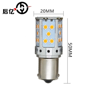 1156 3030 35SMD Canbus conduziram a lâmpada de pisca-pisca 7440 T20 do destaque dos bulbos 12V 10W