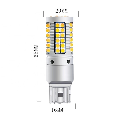 o automóvel de 69smd Ba15s conduziu as luzes de pisca-pisca 23w Canbus 7440 3030