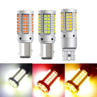 o automóvel de 69smd Ba15s conduziu as luzes de pisca-pisca 23w Canbus 7440 3030