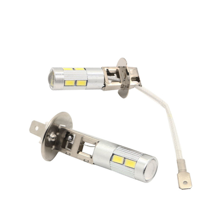 A névoa das luzes de névoa H1 do automóvel 5630 10SMD Smd que conduz H3 conduziu a ampola 12V de névoa
