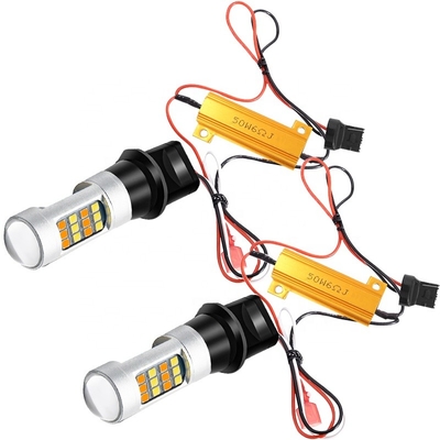 A pisca-pisca conduzida ilumina a cor 7440 T20 CANBUS do dobro 2835 42SMD para impedir o Stroboscopic