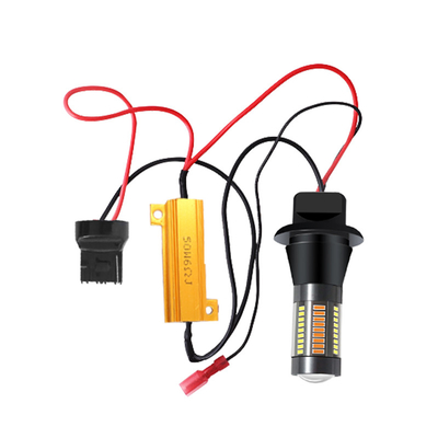 A pisca-pisca do freio do diodo emissor de luz de T20 CANUBS ilumina 7440 4014 66SMD conduziu luzes de corrida do dia