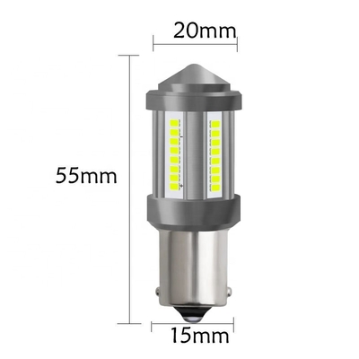 7440 luzes de pisca-pisca do freio do diodo emissor de luz 1156 BA15S BAY15S 2016 40SMD nenhum erro Drl 12 V o despertador