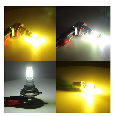 Luzes de névoa universais H11 claro de duas cores do automóvel do poder superior 9006 881 H3 H8 H7 3030