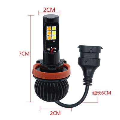O universal de duas cores instantâneo conduzido 880 da ampola de H1 H3 H4 H7 H8 H11 9006 conduziu luzes de névoa