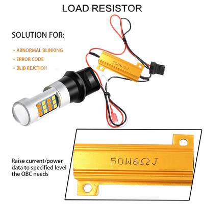 O sinal dos bulbos T20 1157Turn do diodo emissor de luz 42SMD conduziu luzes para a luz de freio do carro com função do estroboscópio