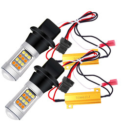 O sinal dos bulbos T20 1157Turn do diodo emissor de luz 42SMD conduziu luzes para a luz de freio do carro com função do estroboscópio
