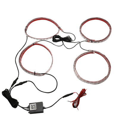 O RGB azul sem fio 12v conduziu luzes automotivos do tubo de néon das tiras da luz para os carros 6W