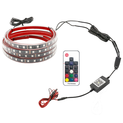 O RGB azul sem fio 12v conduziu luzes automotivos do tubo de néon das tiras da luz para os carros 6W