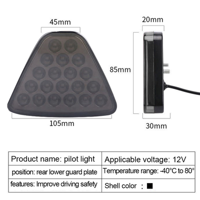 1000lm alterou a microplaqueta instantânea de advertência remota piloto do diodo emissor de luz da luz 2835 da cauda de Car Lights RGB