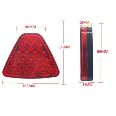 O carro do triângulo de Automotive Led Lights do piloto da cor vermelha alterou as luzes 1000lm